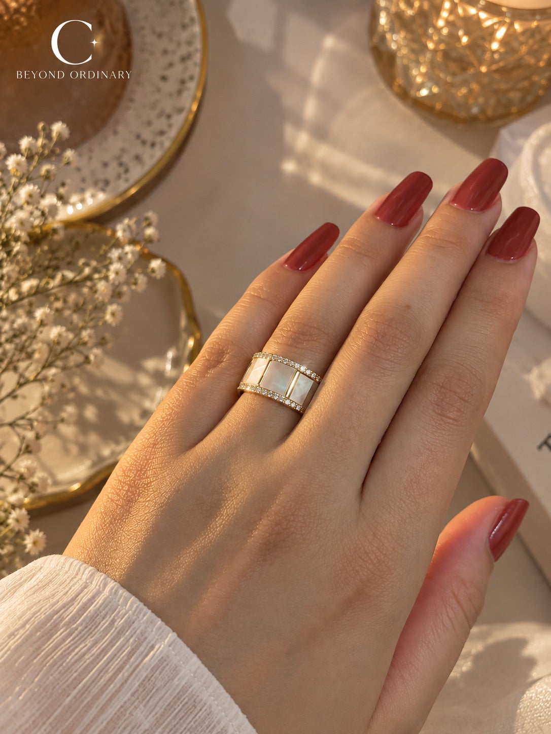 Luna Pearl Ring