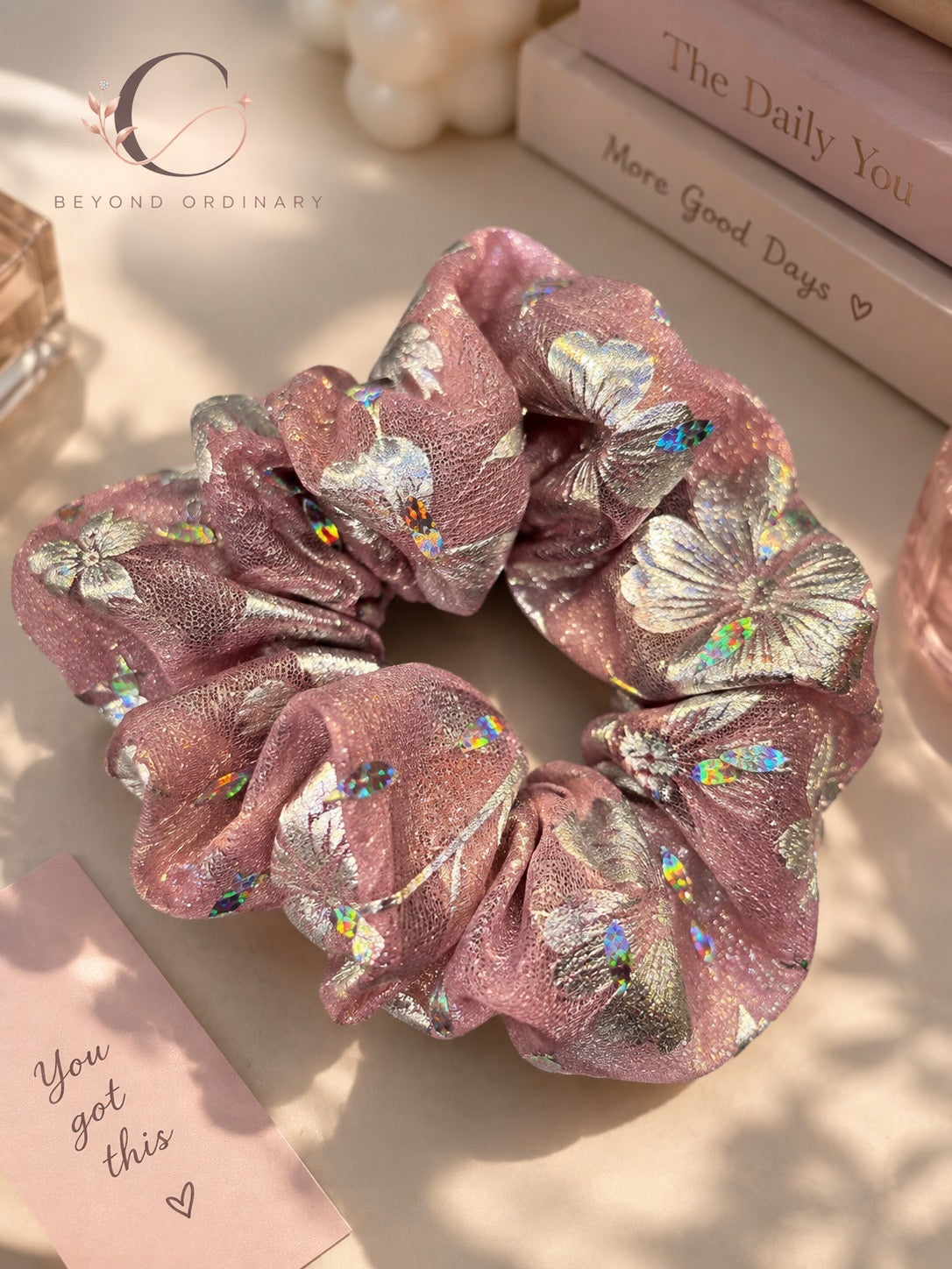 Floral Scrunchie