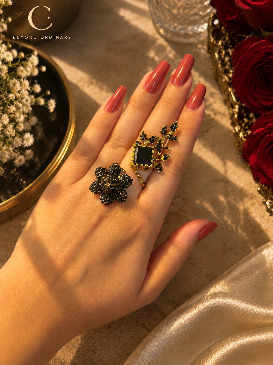 Emerald Bloom Ring