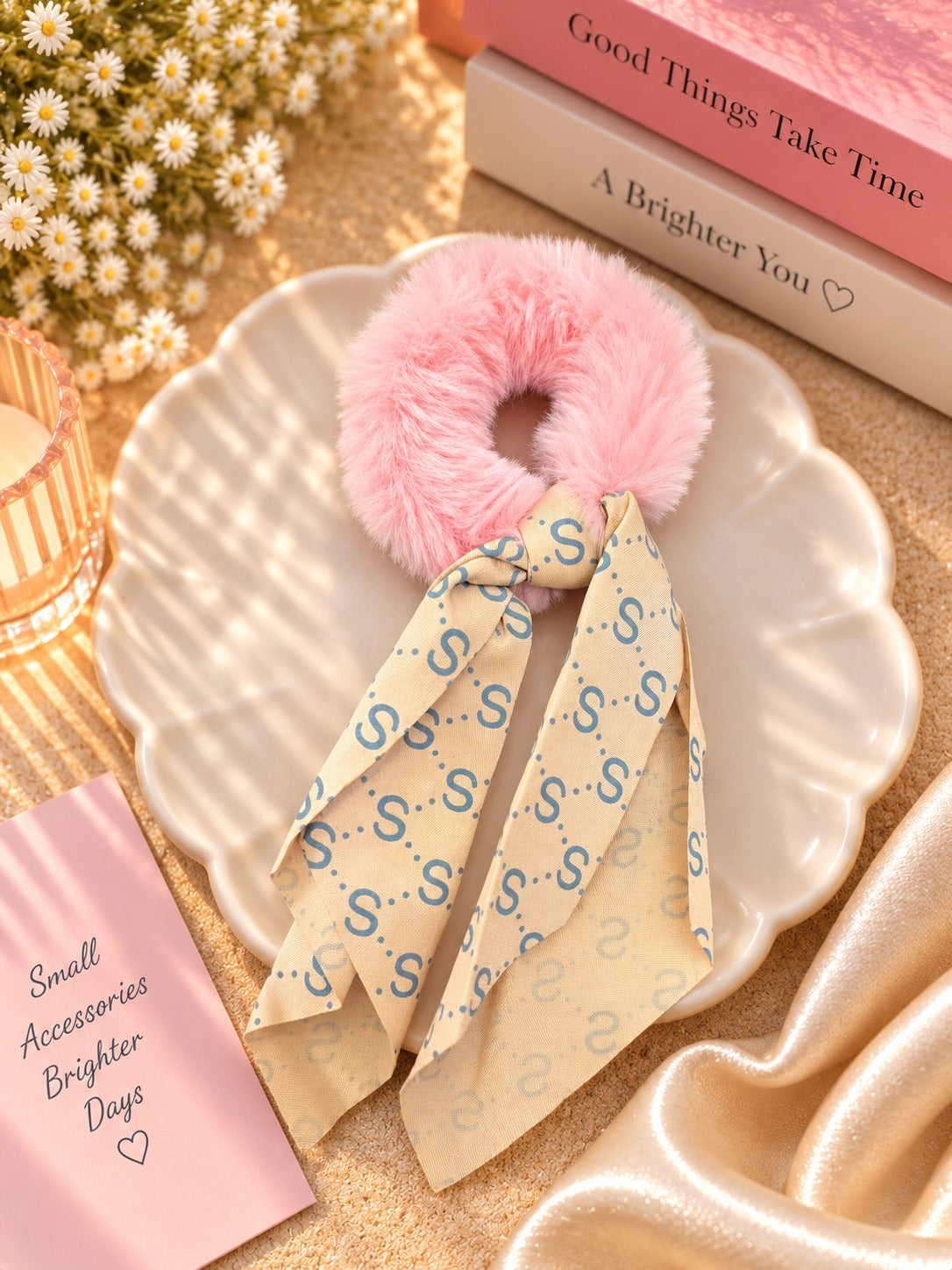 Rose Glow Scrunchie