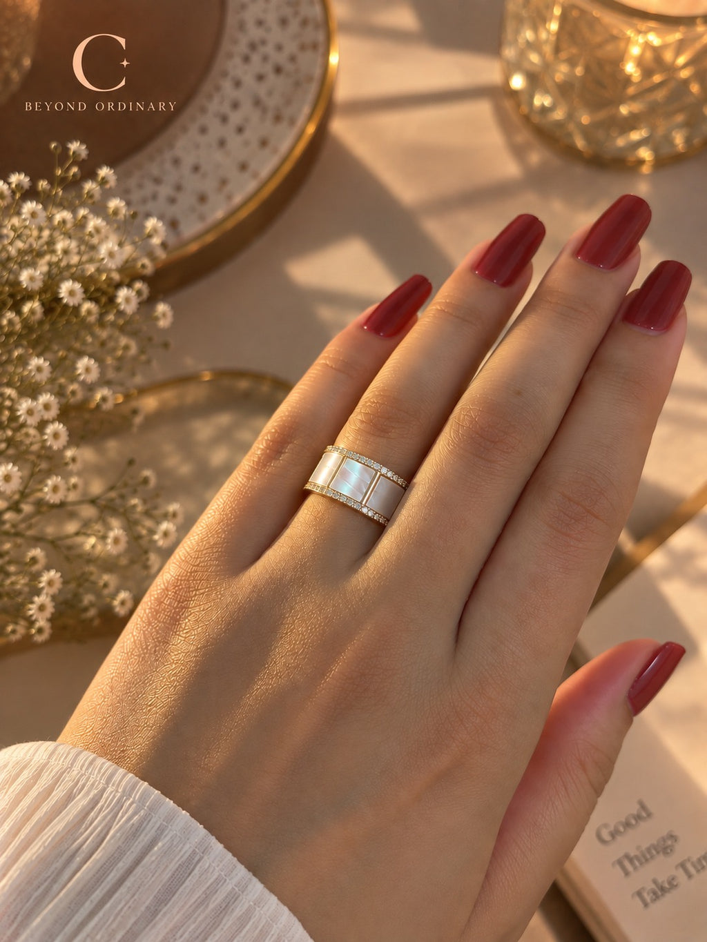 Luna Pearl Ring