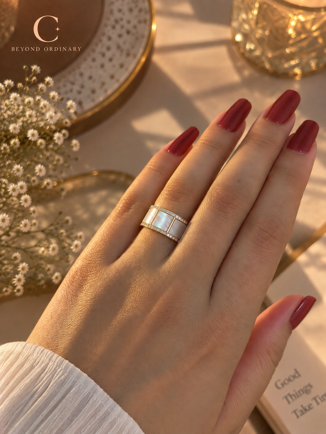 Luna Pearl Ring