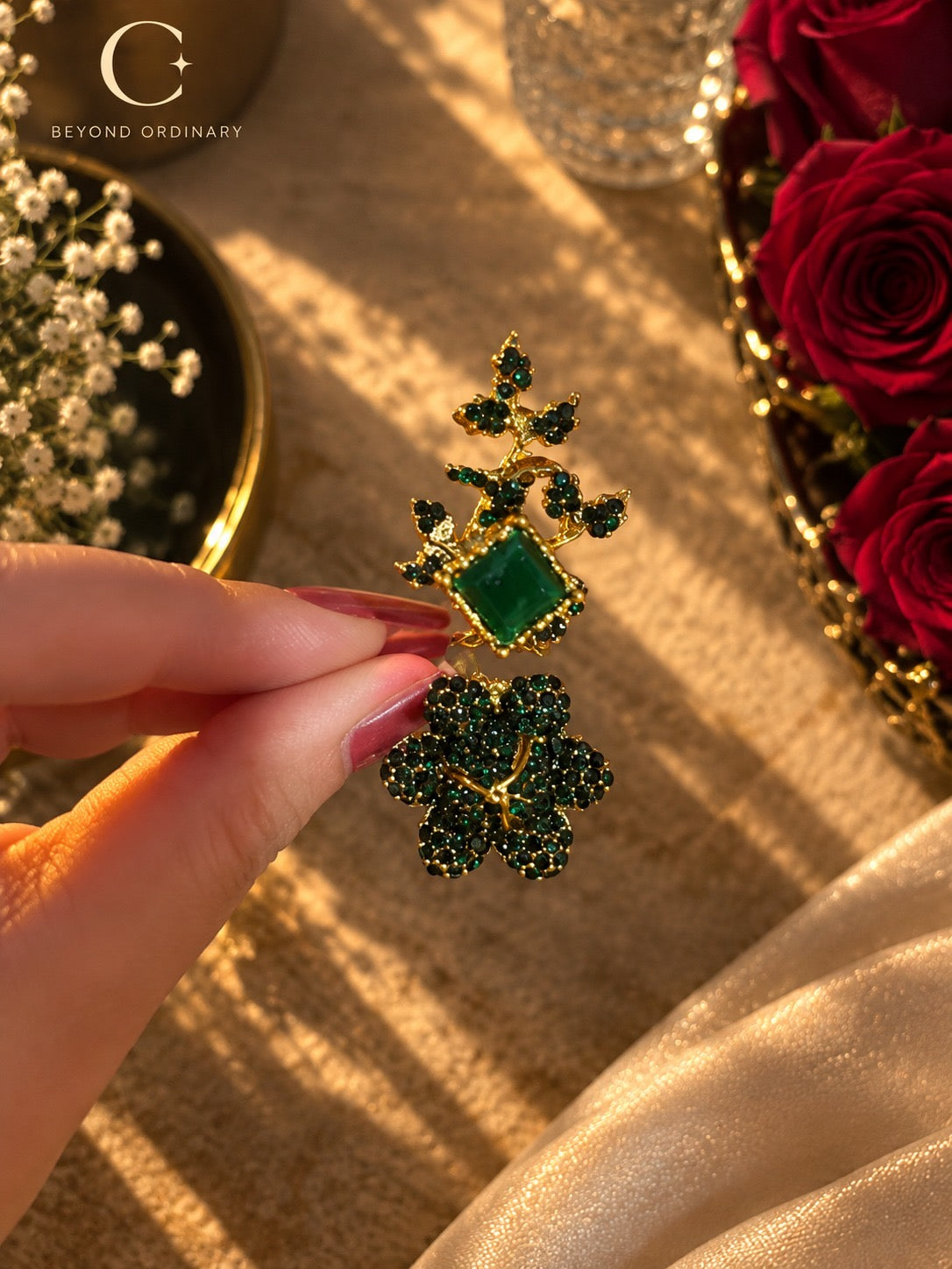Emerald Bloom Ring